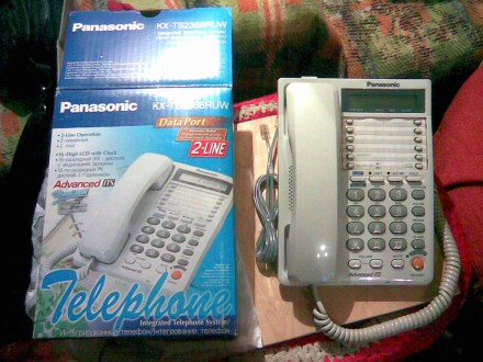 Описание
Panasonic KX-TS2368RU - двухлинейный проводной телефон c ЖК-дисплеем
. . фото 4