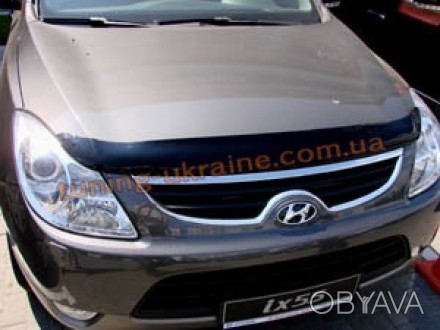 Дефлектор капота «мухобойка» от компании SIM для Hyundai ix55 2008-13 предназнач. . фото 1