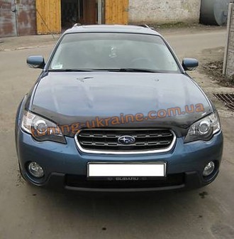 Дефлектор капота «мухобойка» от компании SIM для Subaru Legacy 2003-09 предназна. . фото 2