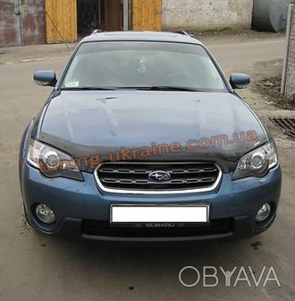 Дефлектор капота «мухобойка» от компании SIM для Subaru Legacy 2003-09 предназна. . фото 1