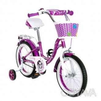 Велосипед двухколесный 16" SW-17017-16 фиолетовый с корзиной
Велосипед 16 отличн. . фото 1