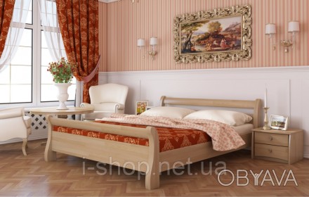 Лишённая сложной резьбы кровать Диана украсит собой как современный, так и класс. . фото 1