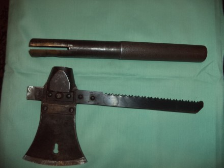Топорик раскладной (ножовка, молоток, стамеска, ломик) из высокопрочной стали, з. . фото 4