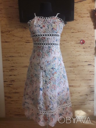 Платье-сарафан с прошвой - размер манекена 48 (95-75-99см), платье идет на украи. . фото 1
