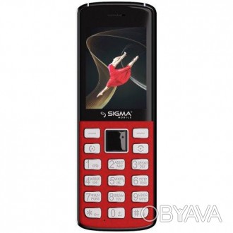 
Кнопочный мобильный телефон Sigma mobile X-style 24 ONYX красный
Дисплей 2.4" (. . фото 1