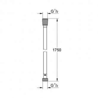 Шланг для душа Grohe Silverflex 28364000. . фото 3