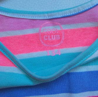 Полосатое яркое платье от бренда Cool Club в размере 134.
Летнее, яркое и краси. . фото 4