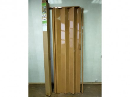 Двери гармошка глухая  метровая 1000*2030*6 мм. Днепр. фото 1