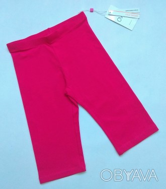 Розовые укороченные лосины / леггинсы от итальянского бренда OVS в размере 9-10 . . фото 1