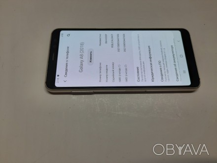 
Смартфон б.у Samsung A8 2018 A530 161BP в хорошем состоянии . Полностью рабочий. . фото 1