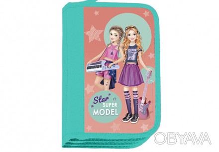 Пенал шкільний Kidis картонний на 2 відділення для дівчинки Model On Stage 14033. . фото 1