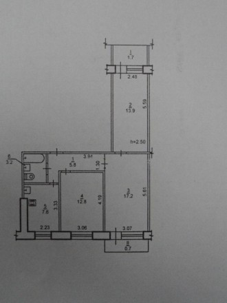 Продам трехкомнатную квартиру на Калиновой 70, дом ОСМД, этаж 5/9, площадь 64/44. . фото 7