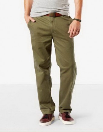 Классические мужские брюки Dockers (Levis) Classic Fit Pacific Washed Khaki Pant. . фото 2