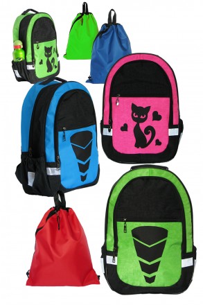 Здравствуйте, предлагаем удобные рюкзаки для школы - для девочек. Рюкзаки рассчи. . фото 11