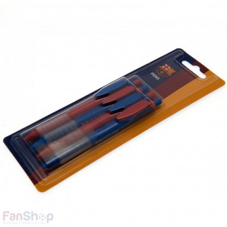 Набор с 4-х ручек с символикой ФК Барселона

Размеры ручки ~ 15cm, цвет чернил. . фото 4