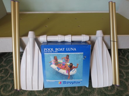 Новий, високоякісний, запакований, 3-камерний надувний дитячий човен з веслами д. . фото 3