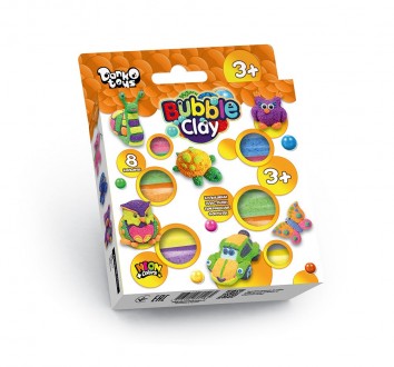 Шариковый пластилин, 8 цветов - Danko Toys bbc-04–01 - Bubble Clay

«BUBBLE CL. . фото 3