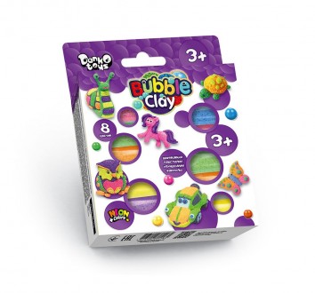Шариковый пластилин, 8 цветов - Danko Toys bbc-04–01 - Bubble Clay

«BUBBLE CL. . фото 2