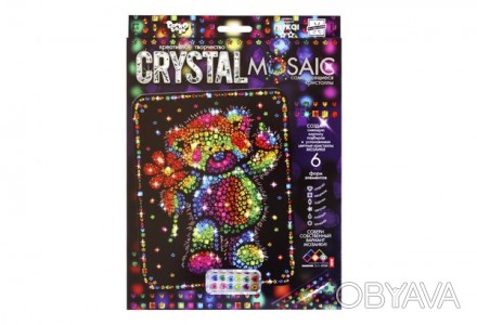 Набір Мозаїка з кристалів Crystal Mosaic 05 Ведмедик Danko Toys CRM-01-05
 
"Cry. . фото 1