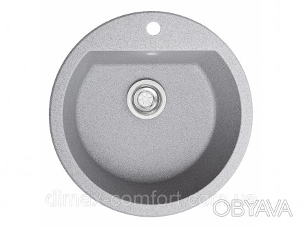Мойка искусственный камень Solid РАУНД D510 серый гранит Страна производитель: У. . фото 1