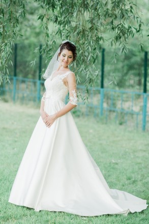 Продам свадебное платье от ТМ Hadassa. Куплено в 2017 году. Одевала один раз, не. . фото 2