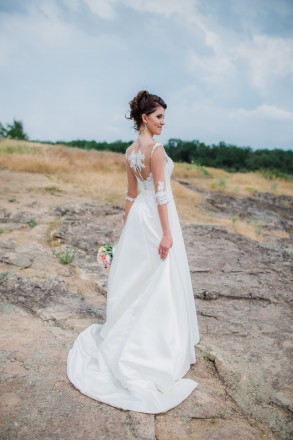 Продам свадебное платье от ТМ Hadassa. Куплено в 2017 году. Одевала один раз, не. . фото 3