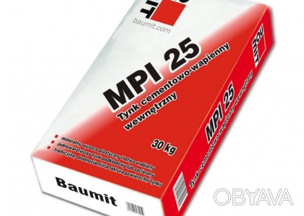 Штукатурная смесь  для внутренних работ Baumit MPI 25
Штукатурная смесь  Baumit. . фото 1