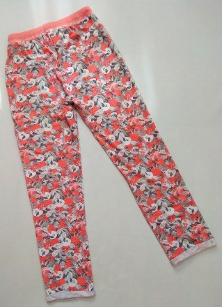 Тонкие штанишки с цветочным принтом от французского бренда Lulu Castagnette для . . фото 3