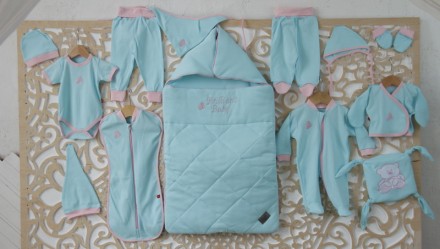 Набор для выписки Baby Bag (бирюза). Львов. фото 1 Набор для выписки Baby Bag (бирюза). Львов. фото 1