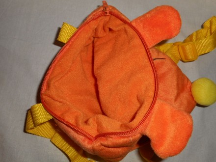 детский оранжевый жолтый рюкзак.
размер:
высота-24см
ширина -23.5см
если вы . . фото 5