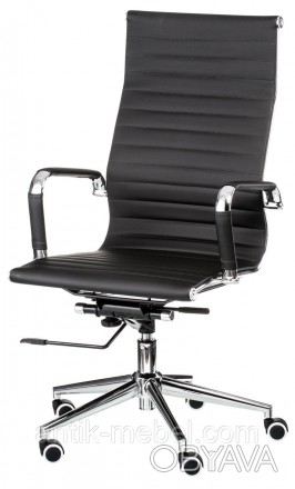 
	
	
	
	
	Тип: кресло руководителя
	Цвет: черный
	Материал обивки: арткожа
	Подл. . фото 1