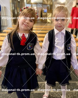 Вязаные школьные жилеты для мальчиков дополняют и поддяерживают школьный стиль. . . фото 5