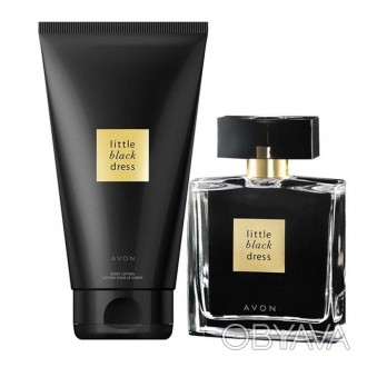 Женский подарочный набор Little Black Dress LBD Avon духи 50мл лосьон для рук 50