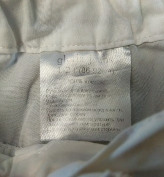 Белые тонкие шорты от Gloria Jeans для девочки в размере 1-2 года.
Состояние от. . фото 5