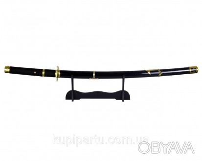 Эта катана является репликой настоящего самурайского боевого меча. Исполнена оче. . фото 1