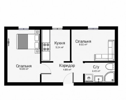 Продам свой новый дом с ремонтом в лучшем пригороде Черноморска, напротив ЖК Мар. Киевский. фото 5
