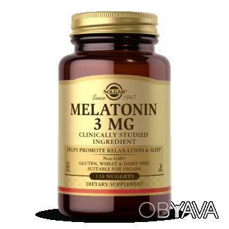 
 
 Solgar Melatonin 3 mg обеспечивает удобную поддержку для здорового и качеств. . фото 1