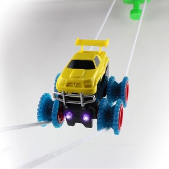  Детский канатный автотрек Trix Trux с машинкой Монстр Трак, набор trix trux с в. . фото 4