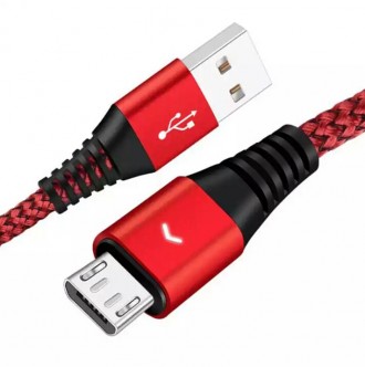 Оригинальный Новый ФИРМЕННЫЙ супер прочный кабель   Micro USB 2.4A представляет . . фото 4