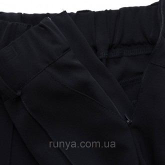 Черные школьные брюки для девочки Angel. Состав ткани 70% п/э, 20% вискоза, 10% . . фото 5