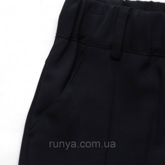 Черные школьные брюки для девочки Angel. Состав ткани 70% п/э, 20% вискоза, 10% . . фото 4