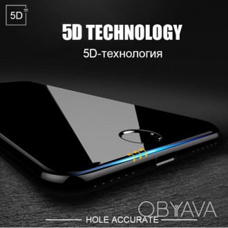 Защитное стекло закаленное на iPhone 7/8 и Х/XS black