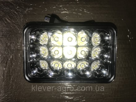 Фара LED прямоугольная 45W, 15 ламп, 110*170мм, узкий луч 
DK B2-45W-A SL
Мощнос. . фото 2