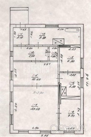 Продается дом, 8х12, 8 сот., Малотарановка, Красная, 1971 года постройки, ванна . . фото 1