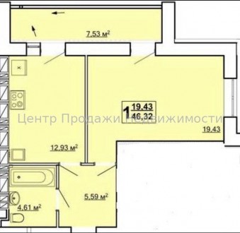 Центр Продажи Недвижимости продает 1 квартиру в сданном новострое ЖК Рогатинский. . фото 3