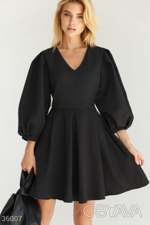Доступные размеры: s, m, l Даже полностью черное платье может быть эталоном женс. . фото 1