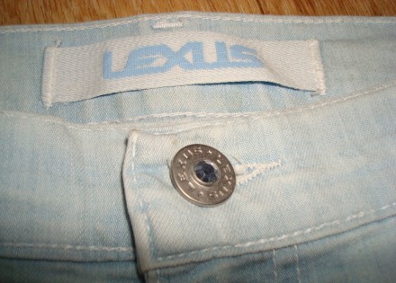 Голубые стильные капри из облегченного джинса, для жаркой летней погоды. Высокая. . фото 10