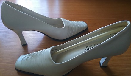 Продам белые женские туфли "Mengting". Новые.  Размер: 36 (длина стельки 23 см).. . фото 5