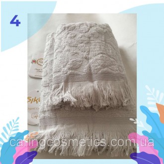 ОПИСАНИЕ: Полотенце махровое для лица.
 Vip Cotton “SIDE” :: Sikel.
При заказе в. . фото 6