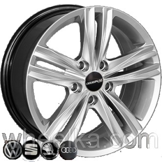 Диски литые R17 PCD5x112 на Skoda, Seat, Audi, VW, Mercedes, BMW ZW BK5293 HS ET. . фото 2